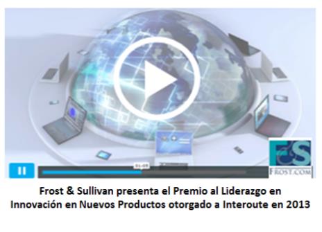 Videoconferencia gestionada de Interoute - Premio Frost and Sullivan